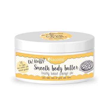 Nacomi Smooth Body Butter masło do ciała Freshley Baked Papaya Pie (100 g)
