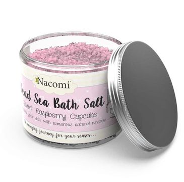 Nacomi Dead Sea Bath Salt sól do kąpieli Sweet Raspberry Cupcake (450 g)