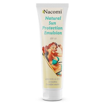Nacomi Natural Sun Protection Emulsion SPF15 – emulsja do opalania (150 ml)