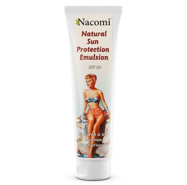 Nacomi Natural Sun Protection Emulsion SPF30 emulsja do opalania (150 ml)