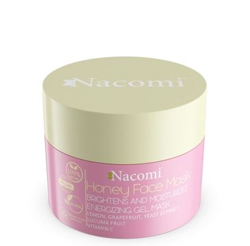 Nacomi Honey Face Mask maska miodowa rozświetlająco-nawilżająca (50 ml)