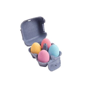 Nailmatic Kids Cluck Cluck Egg Bath Bomb kule do kąpieli w kształcie jajek 4szt.