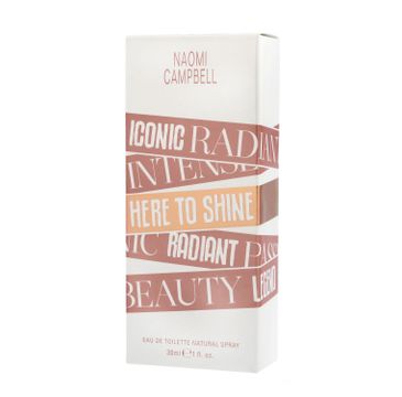 Naomi Campbell Here To Shine woda toaletowa spray (30 ml)