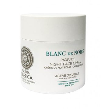 Natura Siberica Blanc De Noirs Radiance Night Face Cream rozświetlający krem do twarzy na noc (50 ml)