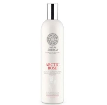 Natura Siberica Blanche balsam do włosów zniszczonych odbudowujący arktyczna róża 400 ml