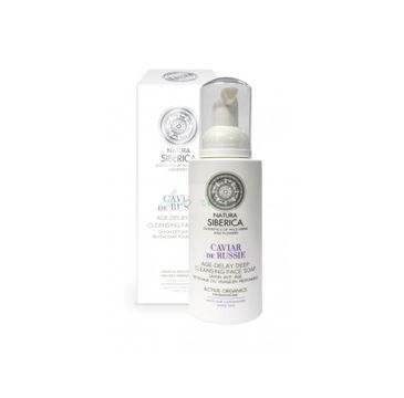 Natura Siberica Caviar De Russie Odmładzające głęboko oczyszczające mydło do twarzy (175 ml)