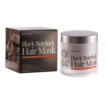 Natura Siberica Fresh Spa Black Burdock Hair Mask łopianowa maska przyspieszająca wzrost włosów 400ml