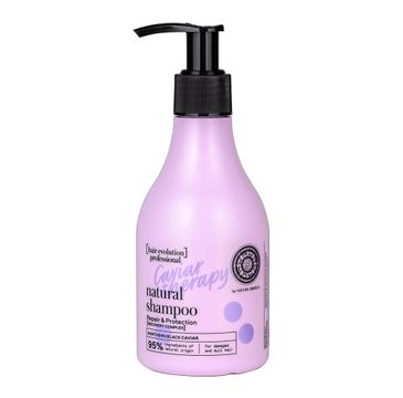 Natura Siberica Hair Evolution Caviar Therapy Natural Shampoo naturalny szampon do włosów zniszczonych i matowych 245ml