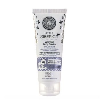 Natura Siberica Little Siberica Warming Baby Cream rozgrzewający krem do stóp dla dzieci Niedźwiadek Polarny 75ml