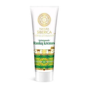 Natura Siberica Loves Lithuania Atstatomasis Ranku Kremas regenerujący krem do rąk 75ml