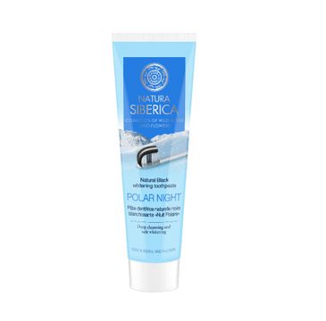 Natura Siberica Natural Black Whitening Toothpaste naturalna wybielająca czarna pasta wybielająca Polar Night (100 g)