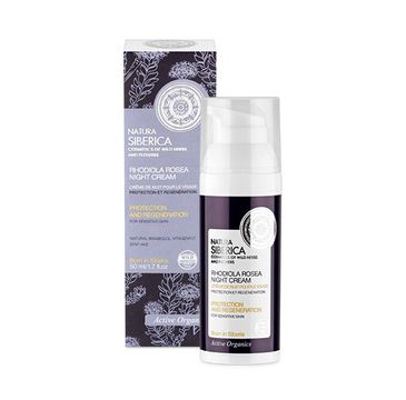 Natura Siberica Rhodiola Rosea Night Cream krem na noc Różaniec Górski (50 ml)