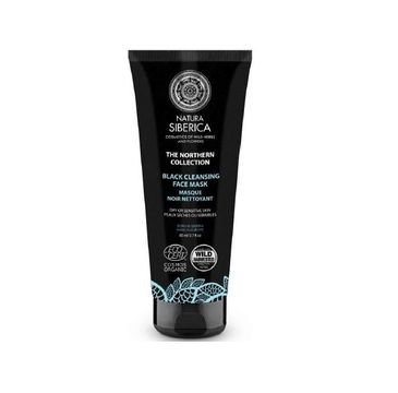 Natura Siberica The Northern Collection Black Cleasing Face Mask oczyszczająca czarna maska do twarzy (80 ml)