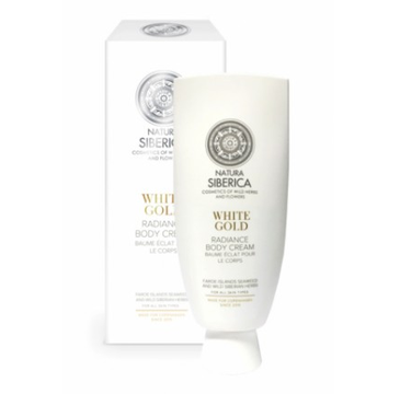 Natura Siberica White Gold rozświetlający krem do ciała (200ml)