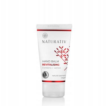 Naturativ Revitalising Hand Balm mini rewitalizujący balsam do rąk Żurawina & Cytryna (50 ml)