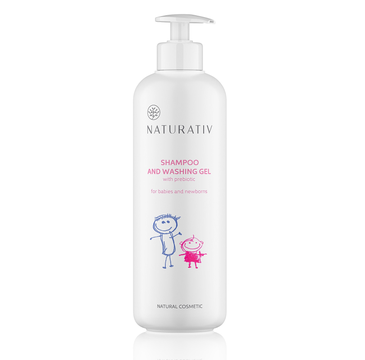 Naturativ Shampoo and Washing Gel For Babies and Newborns szampon i płyn do kąpieli dla dzieci i niemowląt (500 ml)