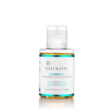 Naturativ Shampoo Gentleness Shine & Strength mini szampon łagodność blask & wzmocnienie 45ml