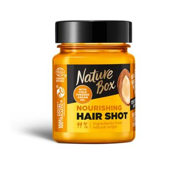 Nature Box Argan Oil Hair Shot odżywcza maska do włosów z olejem arganowym (60 ml )