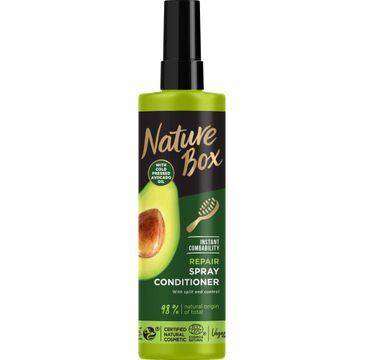 Nature Box Avocado Oil ekspresowa odżywka do włosów w sprayu z olejem z awokado (200 ml)