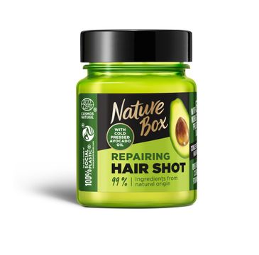 Nature Box Avocado Oil Hair Shot regenerująca maska do włosów z olejem z awokado (60 ml)