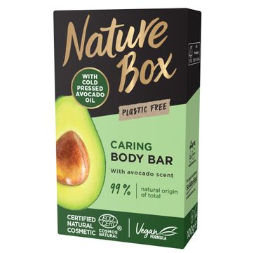 Nature Box Avocado Oil pielęgnująca kostka myjąca do ciała z olejem z awokado (100 g)