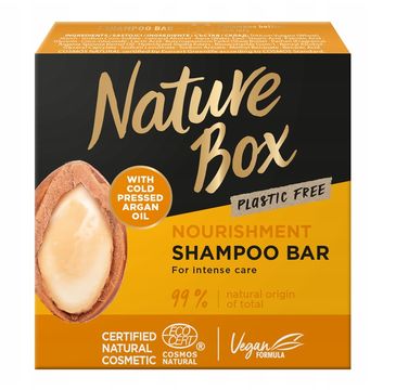 Nature Box Nourishment Shampoo Bar odżywczy szampon do włosów w kostce z olejkiem arganowym (85 g)