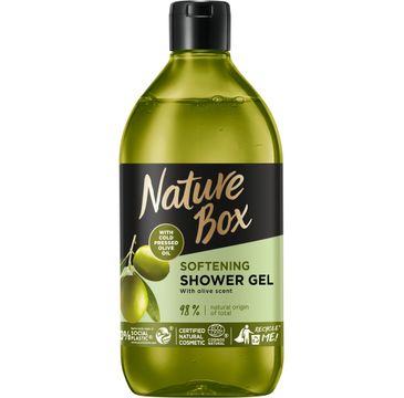 Nature Box Olive Oil łagodzący żel pod prysznic z olejem z oliwki (385 ml)