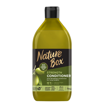 Nature Box od偶ywka do w艂os贸w z olejem z oliwek (385 ml)