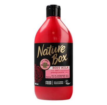 Nature Box Pomegranate Oil mleczko do ciała nawilżające (385 ml)