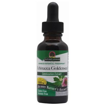 Nature's Answer Echinacea & Goldenseal  jeżówka i gorzknik kanadyjski suplement diety 30ml