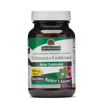 Nature's Answer Echinacea & Goldenseal  jeżówka i gorzknik kanadyjski suplement diety 90 kapsułek