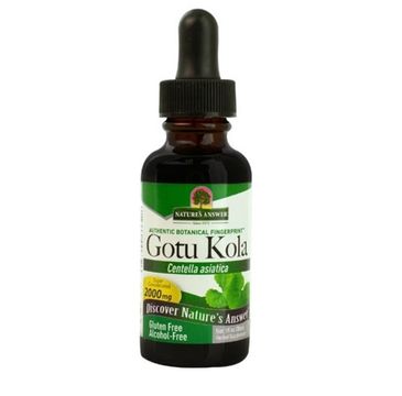 Nature's Answer Gotu Kola ekstrakt z liści wąkroty azjatyckiej suplement diety 30ml