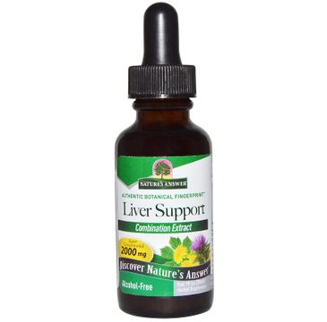 Nature's Answer Liver Support 2000mg ekstrakt z korzenia mniszka lekarskiego suplement diety 30ml