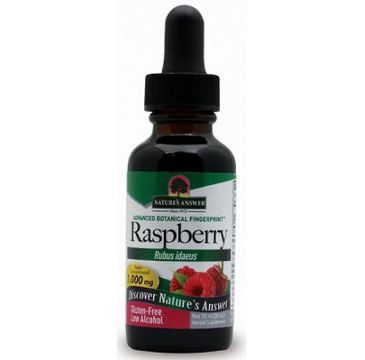 Nature's Answer Raspberry ekstrakt z liści maliny właściwej suplement diety 30ml