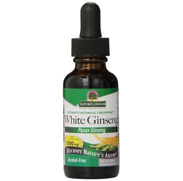Nature's Answer White Ginseng ekstrakt z korzenia żeń-szenia syberyjskiego suplement diety 30ml