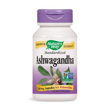 Nature's Way Ashwagandha ekstrakt z korzenia ashwagandha suplement diety 60 kapsułek