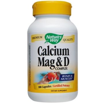 Nature's Way Calcium Mag & D Complex wapń magnez witamina D suplement diety 100 kapsułek