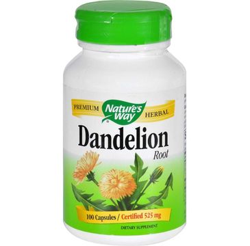 Nature's Way Dandelion Root korzeń mniszka lekarskiego suplement diety 100 kapsułek