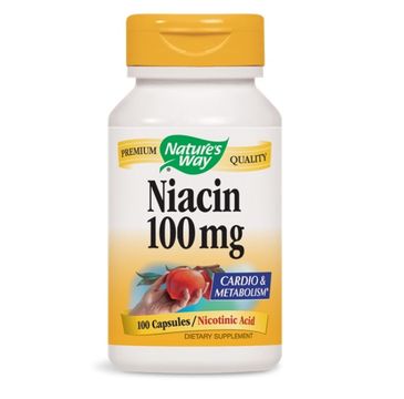 Nature's Way Niacin 100mg niacyna suplement diety 100 kapsułek