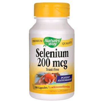 Nature's Way Selenium 200mcg selen suplement diety 100 kapsułek