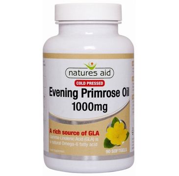 Natures Aid Evening Primrose Oil 1000mg suplement diety 90 kapsułek