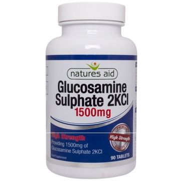 Natures Aid Glucosamine 2KCl 1500mg suplement diety 90 tabletek