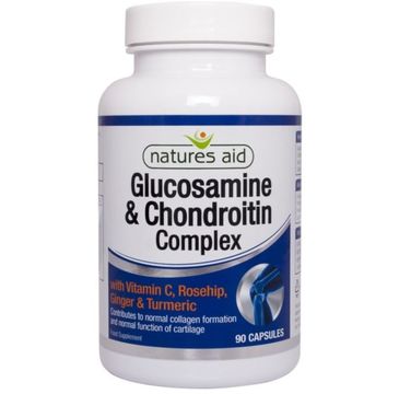 Natures Aid Glucosamine & Chondroitin suplement diety 90 kapsułek