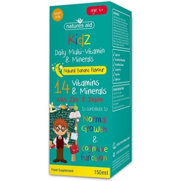 Natures Aid Kidz Multi-Vitamin + Minerals suplement diety 150ml