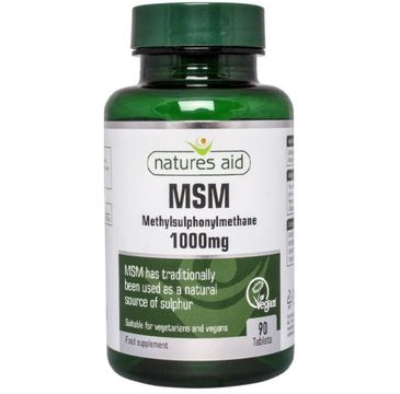 Natures Aid MSM 1000mg suplement diety 90 tabletek