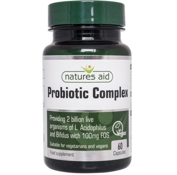 Natures Aid Probiotic Complex suplement diety 60 kapsułek