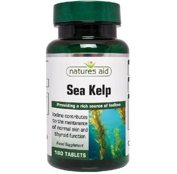 Natures Aid Sea Kelp 187mg suplement diety 180 tabletek