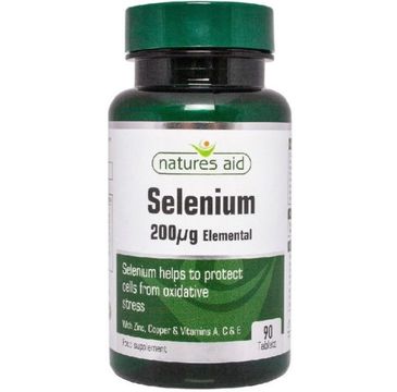 Natures Aid Selenium 200IU suplement diety 90 tabletek