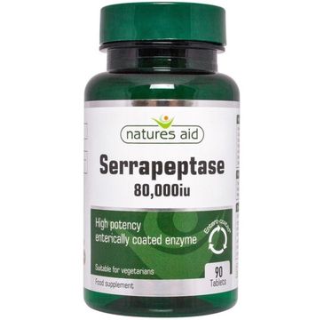 Natures Aid Serrapeptase 80.000IU suplement diety 90 tabletek