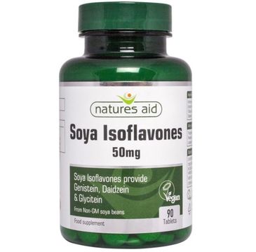 Natures Aid Soya Isoflavones 50mg suplement diety 90 tabletek
